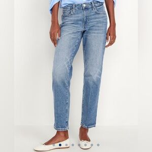 Old Navy Mid-Rise OG Straight Ankle Jeans 6 petite